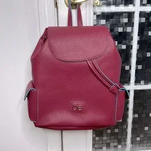 ?OE moda Chloe NWT $1299 Zaki burgundy blue leather large backpack nice ? Chloe Mini Convertible Backpack and Crossbody main image 3